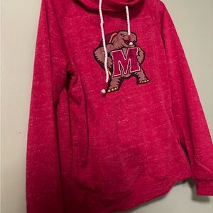Maryland Terrapins Red Hoodie. Size women’s large.